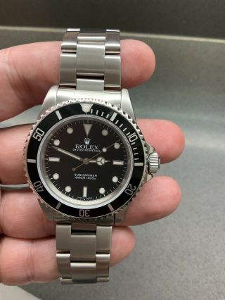 Rolex Submariner 14060 Black Dial Stainless Steel E Serial