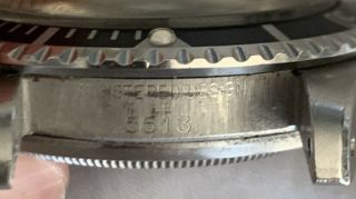 Authentic Vintage Rolex Submariner Meters First Ref.  5513 1.  7 Million S/N 6