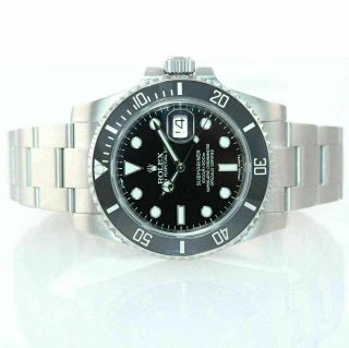 2020 Rolex Submariner Date 116610 Steel Black 40mm Ceramic Bezel Watch Box 2