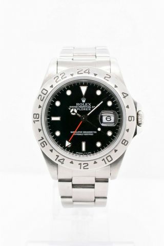 Rolex Expl Ii 16570 Stainless Steel Black Dial 40 Mm