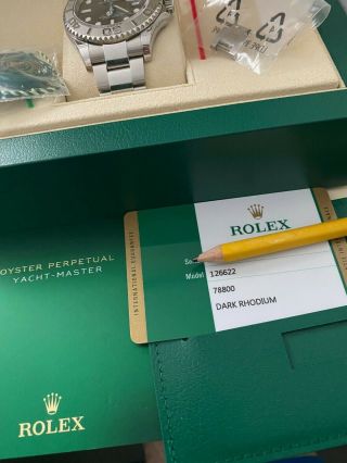 Rolex Yacht - Master DARK RHODIUM DIAL 40MM 2020 Box/Papers Watch 126622 2