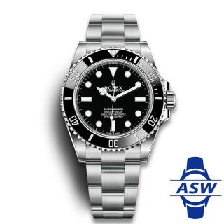 Rolex 2020 Rolex Submariner 41mm No - Date Black Ceramic Watch 124060 Ln