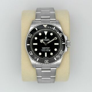 Rolex 2020 Rolex Submariner 41mm No - Date Black Ceramic Watch 124060 LN 3