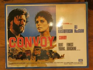 Convoy 1978 Film Publicity Campaign Book Kris Kristofferson E Borgnine