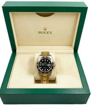 Rolex Gmt Master Ii 116713 Ceramic 18k Yellow Gold Stainless Steel
