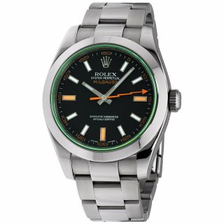 Mens Rolex Milgauss Stainless Steel Automatic 116400gv