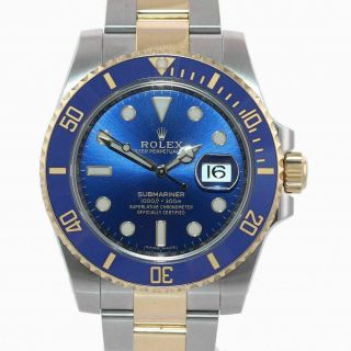 2019 Rolex Submariner Blue Ceramic 116613LB Two Tone Yellow Gold Watch Box 4