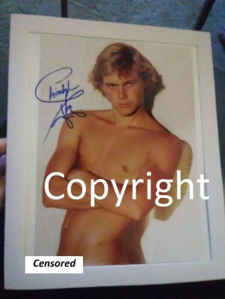 Christopher Atkins Signed In Person Photo Playgirl