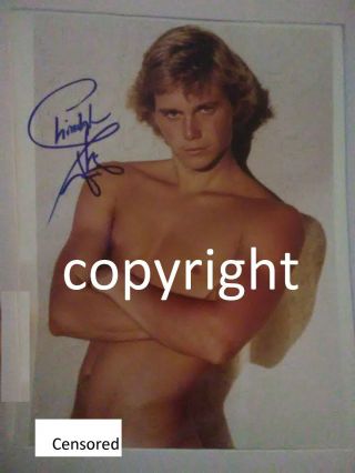 Christopher Atkins Signed in Person Photo Playgirl 2