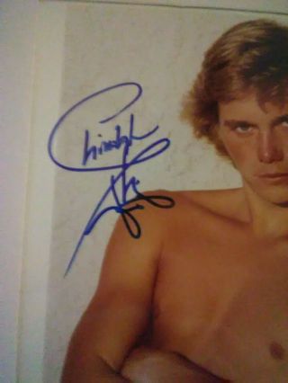 Christopher Atkins Signed in Person Photo Playgirl 3