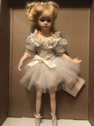 Ballerina Porcelain Doll,  16 ",  Soft Body,  Blonde Curls