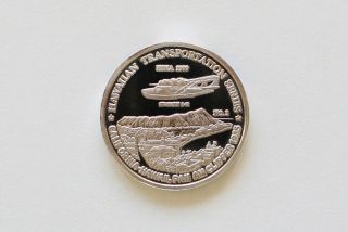 Silver Medal Pan Am Clipper 1935 Sikorsky S - 42 Haleiwa Centennial 1899 - 1999