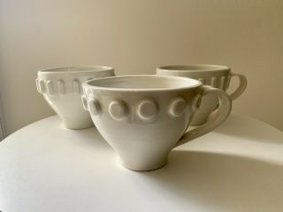 Jonathan Adler Ceramic Mugs 3 - Gloss White - Pot A Porter & Bespoke Porcelain