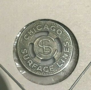 Chicago Illinois Il Chicago Surface Lines Transportation Token