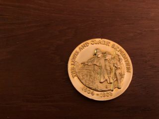 Lewis & Clark Expedition St.  Louis Missouri 24k G Ep Bronze Longines Medal