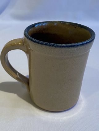MONROE SALT Pottery Crow On Corn Mug Maine 4” Tall 2