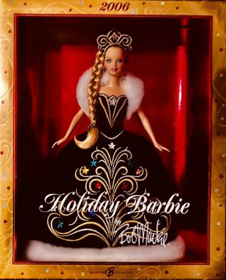 2006 Bob Mackie Holiday Barbie Collector Doll Nib Nrfb
