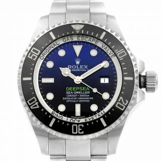 Rolex Deepsea Sea - Dweller James Cameron Steel Blue Black Dial Mens Watch 116660 2