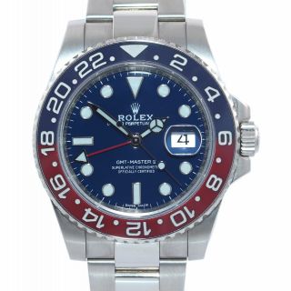 2020 RSC PAPERS Rolex GMT - Master II Pepsi 18K White Gold Blue 116719BLRO Watch 4