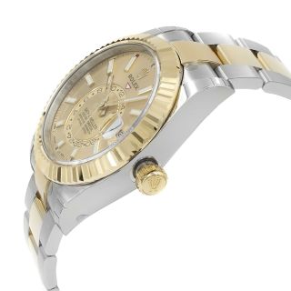 Rolex Sky - Dweller Champagne Dial Steel Yellow Gold Automatic Mens Watch 326933 3
