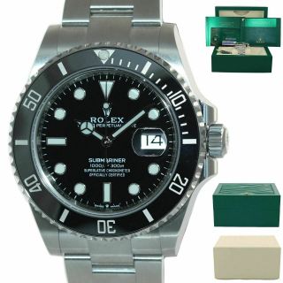 Dec 2020 Papers Rolex Submariner 41mm Ceramic 126610ln Watch Box
