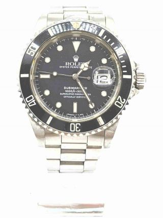 Rolex Watch 16610 Submariner Operates Normally 1404963