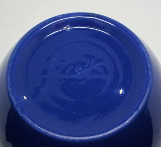 Vtg C1936 - 38 Fiesta Nesting Mixing Bowl 4 In Cobalt Blue Glaze - Excelnt