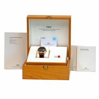 IWC 18K Rose Gold 44mm Portuguese Perpetual Calendar Moonphase IW 5021 6