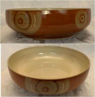 Denby Bowl Pasta Serving Bowl 9 5/8 Inches Fire Chilli Chili Discontinued