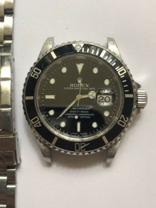 2004 Rolex Submariner Date 16610 40mm Black Stainless Steel Dive Watch Full set 2