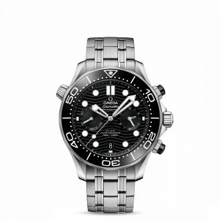 Omega Seamaster Diver 300m Chronograph Steel 44 Mm Watch 210.  30.  44.  51.  01.  001