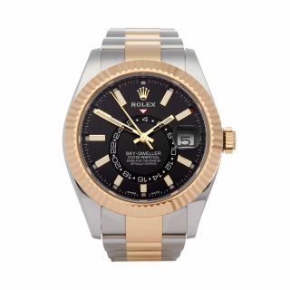 Rolex Sky - Dweller 18k Stainless Steel & Yellow Gold Watch 326933 Com002711