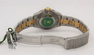 Rolex Submariner 16613 18K Yellow Gold / Steel Oyster Blue Bezel Watch 6