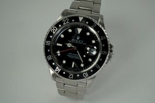 Rolex 16710 Gmt Master Ii Stainless Steel T Series Dates 1995