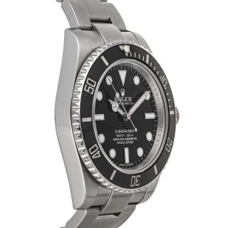 Rolex Submariner No Date Auto 40mm Steel Mens Oyster Bracelet Watch 114060 4