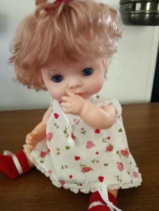 Vintage Eegee Baby Doll 1970s 15 "