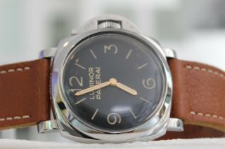 Panerai Pam 372 Luminor 1950 3 Days Stainless Steel 47mm Boxes,  Papers,