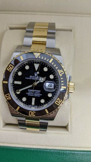 2020 Rolex Submariner 126613ln 18k Gold & Steel Watch - Box & Papers -