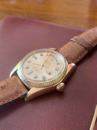 Rolex President Day - Date,  Ref.  1803,  18k Solid Gold,  Box,  Vintage Watch 2