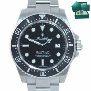 Stickers 2016 Rolex Sea - Dweller 4000 Sd4k 116600 Steel Black Ceramic Watch