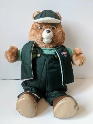 Vintage Teddy Ruxpin Worlds Of Wonder Talking Animated Teddy Bear 1985