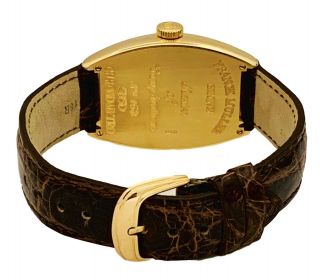 Franck Muller Chronometro Curvex 5850 18K Yellow Gold Automatic 32X45mm Watch 3
