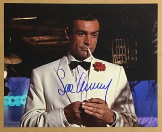 Sean Connery Signed 8x10 Goldfinger Photo Autograph
