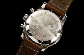 Vintage Breitling Co - Pilot 765 AVI Chronograph Aviators Watch - 2