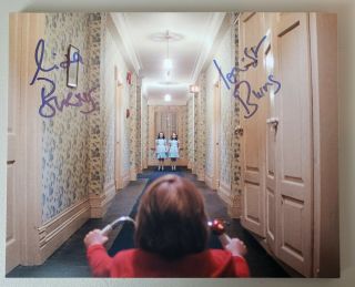 Lisa And Louise Burns Signed 8x10 " The Shining "