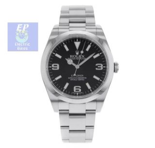 Rolex Explorer 214270 Black Dial Stainless Steel Automatic Mens Watch