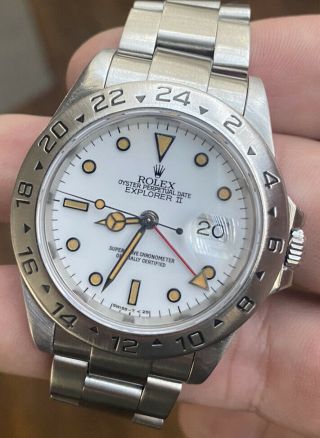 Rolex Explorer Ii 16570 Stainless Steel 40mm Automatic
