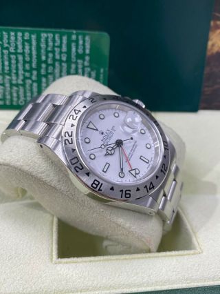 Rolex Explorer II 16570 White Dial Stainless Steel Watch Box Booklets 2002 6