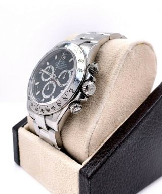 Rolex Daytona 116520 Black Dial Stainless Steel Box Papers OPEN CARD UNPOLISHED 4