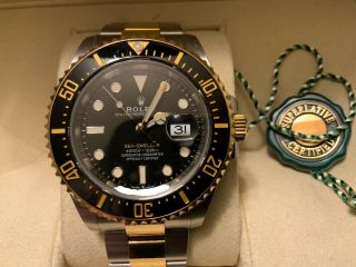 2020 Rolex Sea - Dweller 126603 2 - Tone 18k Yellow Gold & Stainless Steel